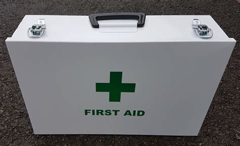 metallic first aid box|first aid box refill supplies.